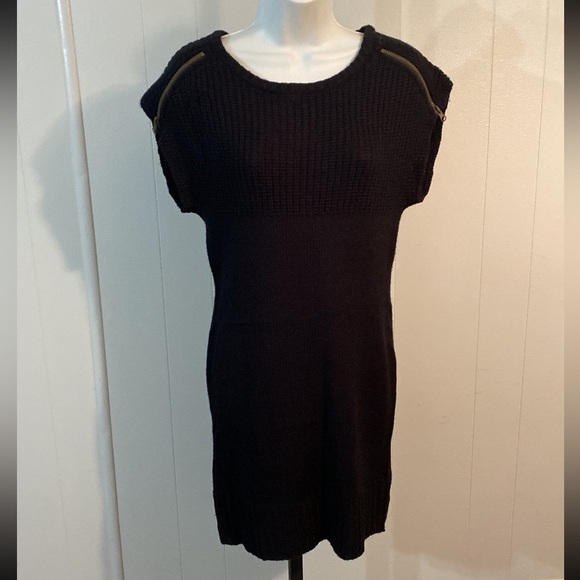 NWT Red Paint  Knit Sweater Dress size L - Picture 1 of 7